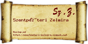 Szentpéteri Zelmira névjegykártya